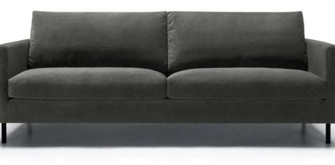 Impulse 3-sits Soffa Lux Classic Velvet Grey