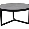 Itonda Soffbord 100 cm Svart/Grå