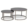 Jet Set Rund Utesatsbord Beige