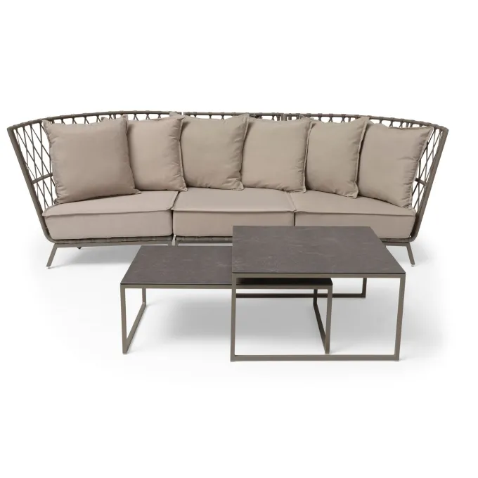 Jet Set 3-Sits Loungesoffa Beige