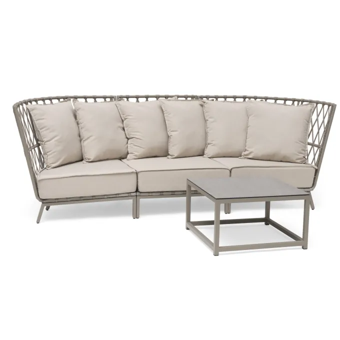 Jet Set 3-Sits Loungesoffa Beige