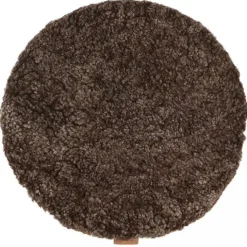 Jill stolsdyna (vadderad) 36 cm rund / Cappuccino