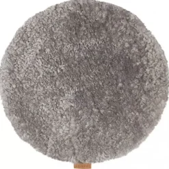 Jill stolsdyna (vadderad) 36 cm rund / Granit