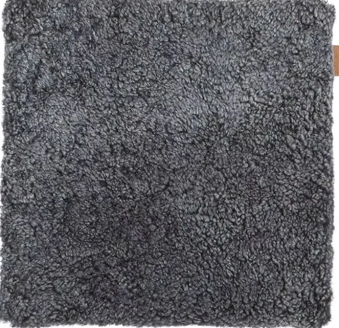 Jill stolsdyna (vadderad) 40x40cm / Svart Grafit