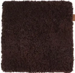 Jill stolsdyna (vadderad) 40x40cm / Dark Brown