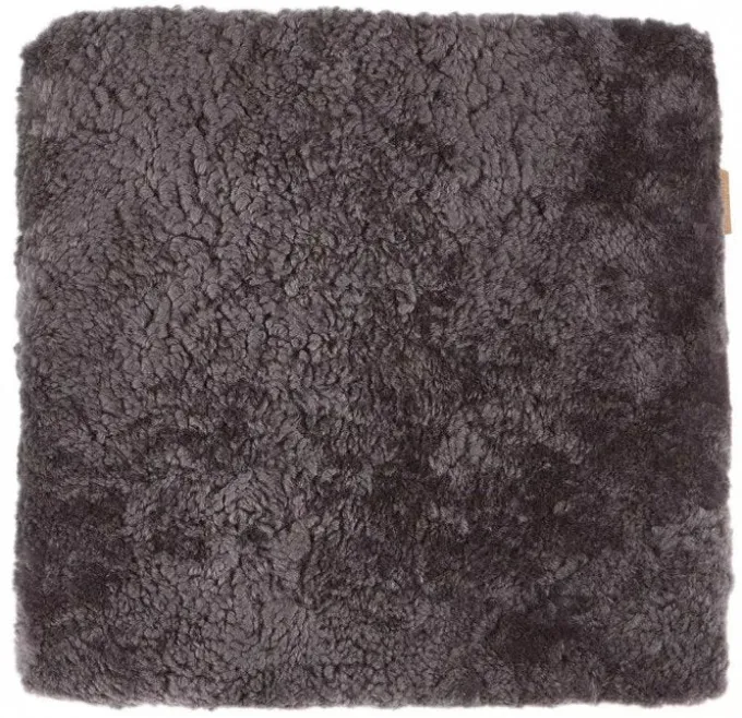 Jill stolsdyna (vadderad) 40x40cm / Carbon
