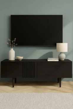 Joel Mediabänk 120 cm Svart