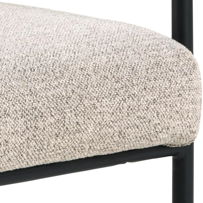 Jordaan Karmstol Monza tyg Beige