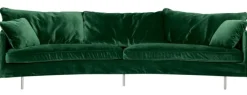 Julia 4-sits Svängd Soffa Big Cushions