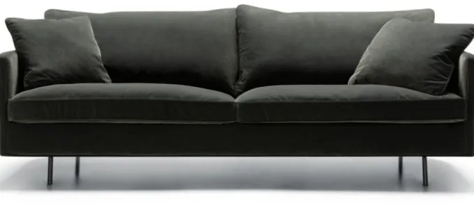 Julia 3-sits XL Soffa Classic Velvet Grey