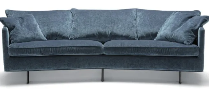 Julia 3-sits XL Svängd Soffa Elyot D. Blue