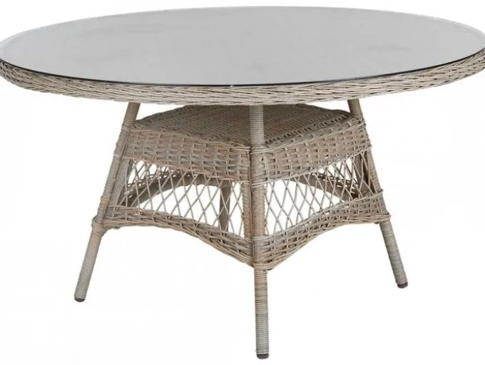 Kamomill Matgrupp 130 cm ink 4st Karmstolar Beige