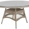 Kamomill Runt Matbord 130 cm Beige
