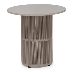 Kattvik Utesidobord Ø46 cm Grå