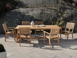 Keros Bord 220x100 cm Teak