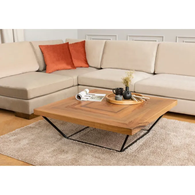 Kigali Hörn med puff (193 x 97 x 80 cm) Hörnsoffa Beige