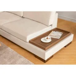 Kigali Hörn med puff (193 x 97 x 80 cm) Hörnsoffa Beige