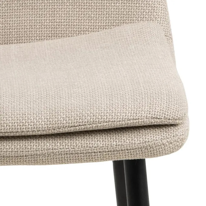 Kilda Matstol Basel tyg Beige
