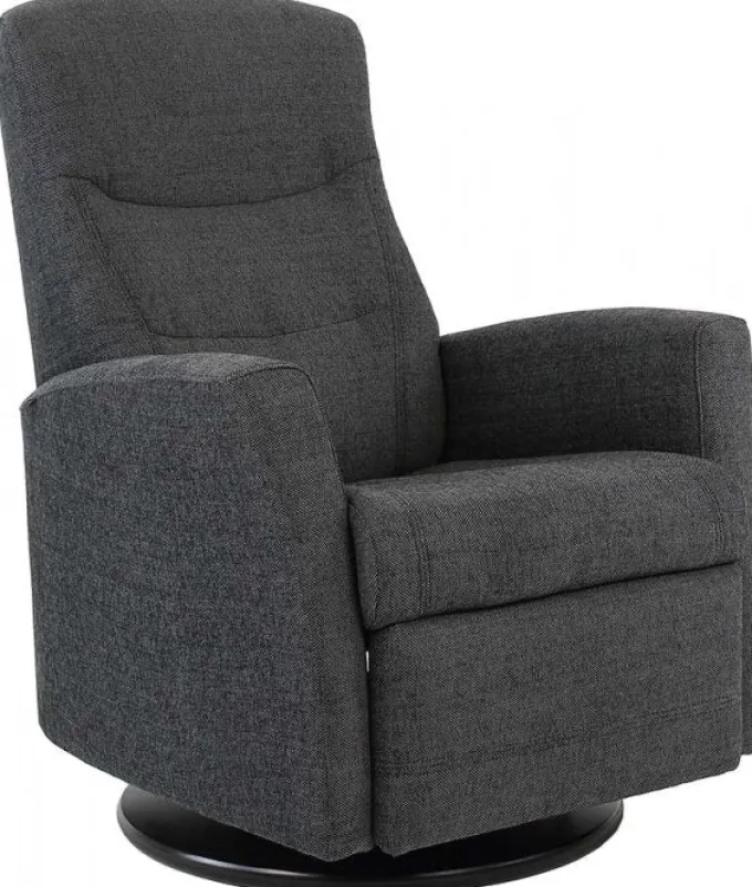 King Reclinerfåtölj Svart Tyg