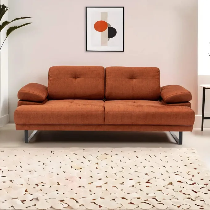 Kingston (199 x 99 x 83 cm) 2-sits bäddsoffa Orange