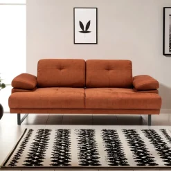 Kingston (199 x 99 x 83 cm) 2-sits bäddsoffa Orange