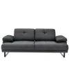 Kingston (199 x 99 x 83 cm) 2-sits bäddsoffa Antracit