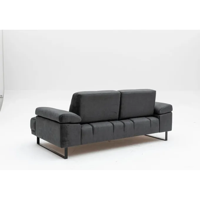 Kingston (199 x 99 x 83 cm) 2-sits bäddsoffa Antracit