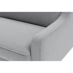 Kingston Extra (220 x 84 x 87 cm) 3-sitssoffa Dimgrå valnöt