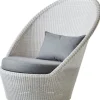 Kingston Solstol m.hjul White Grey