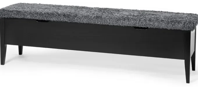 Klinte Bänk 160 Svart