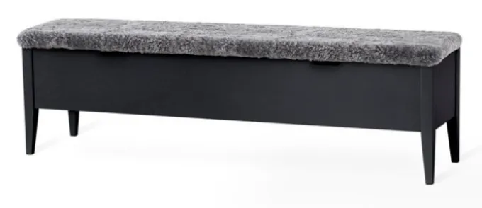Klinte Bänk 160 Svart