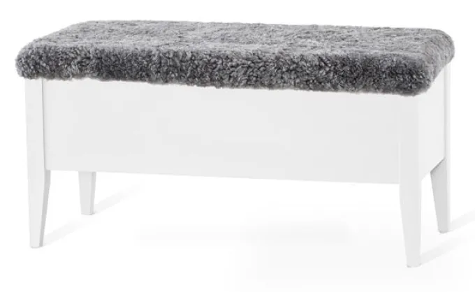 Klinte Bänk 90 Vit