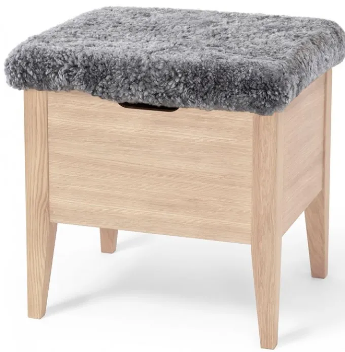 Klinte Bänk 45 Vitoljad Ek