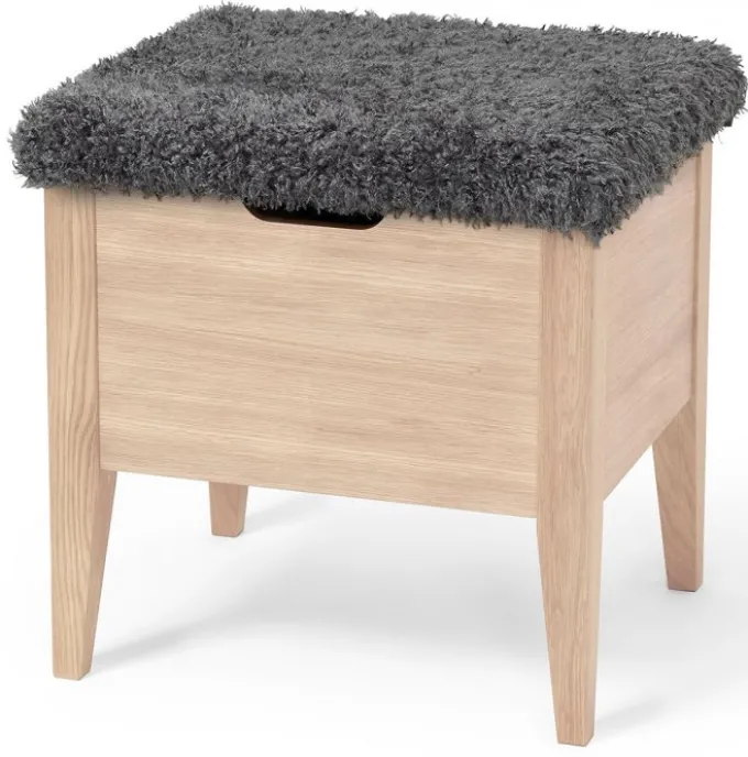 Klinte Bänk 45 Vitoljad Ek