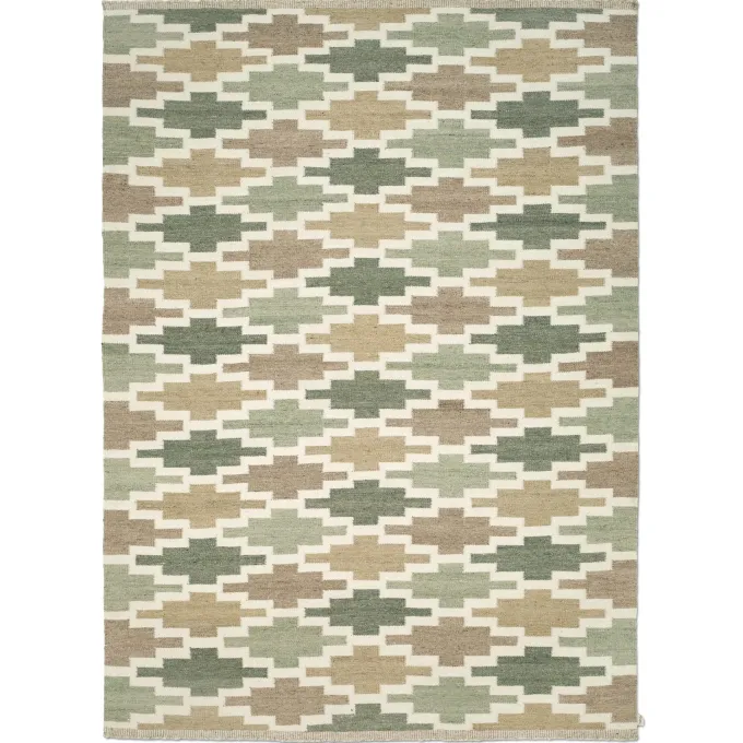 Korsnäs Matta Grönbeige