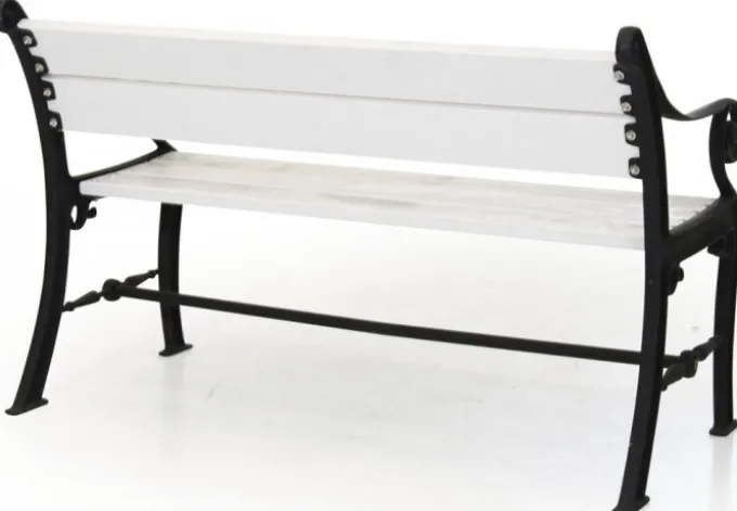 Köpenhamn Soffa 130 cm Svart/Vit