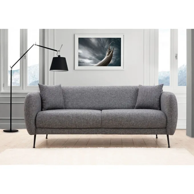 La Paz (214 x 98 x 85 cm) 3-sits bäddsoffa Grå
