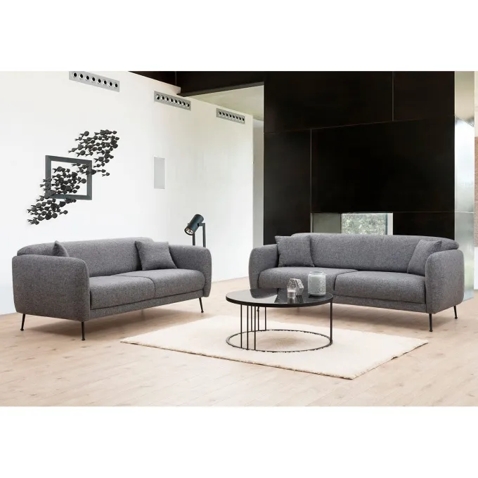 La Paz (214 x 98 x 85 cm) 3-sits bäddsoffa Grå