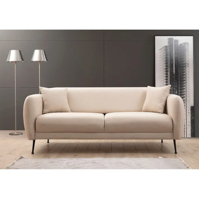 La Paz (214 x 98 x 85 cm) 3-sits bäddsoffa Beige