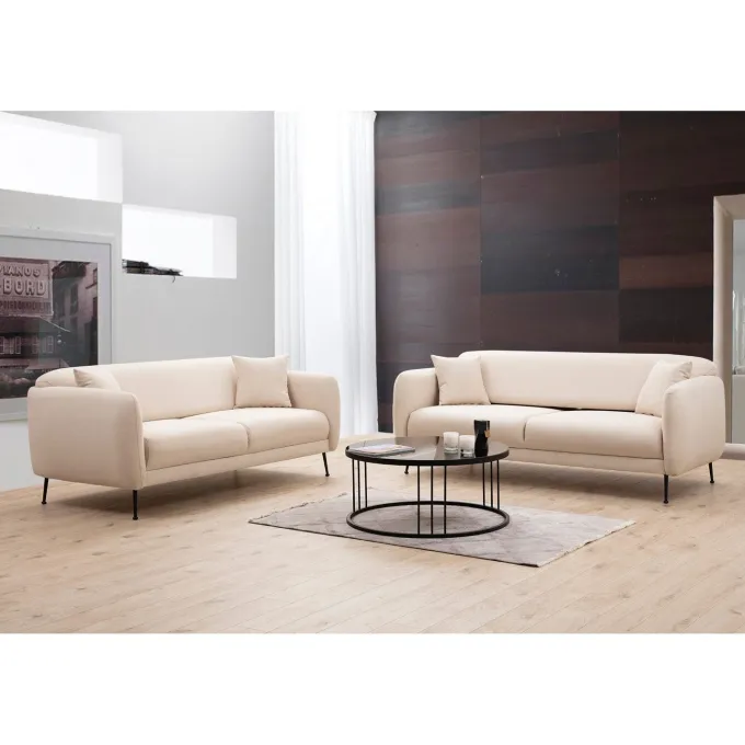La Paz (214 x 98 x 85 cm) 3-sits bäddsoffa Beige