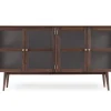 Löderup Sideboard Vitrin Rökbetsad Ek