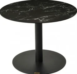 Levang Sidobord Rund 60cm Svart