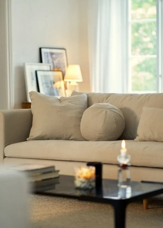 Lill 4-sits Soffa LC Linen Flax