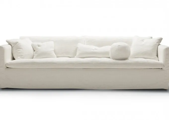 Lill 4-sits Soffa LC Sky Off-White