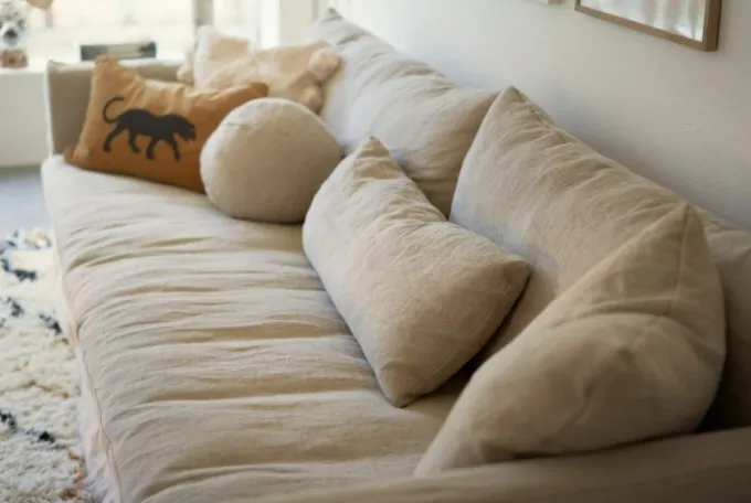 Lill 4-sits Soffa LC Wildflower Nude