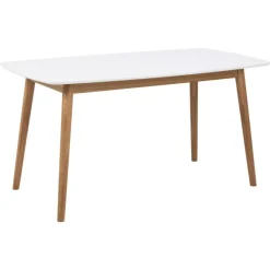 Lillesand Matbord 150x80 cm Vit/Ek