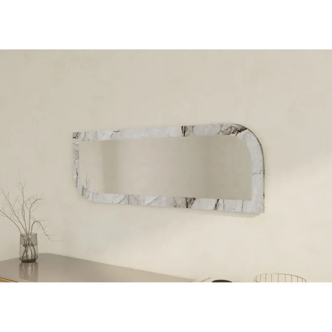 Lima (40 x 120 x 2,2 cm) Spegel Marmor