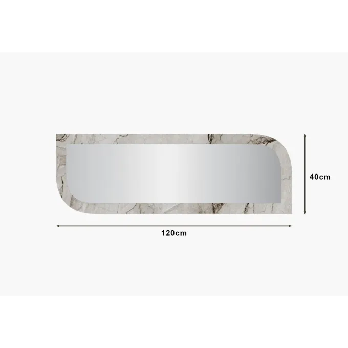 Lima (40 x 120 x 2,2 cm) Spegel Marmor