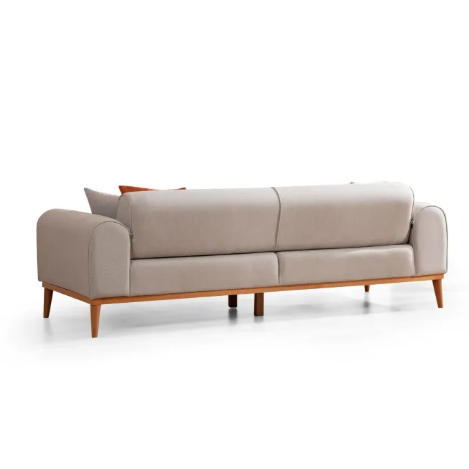 Lima 3-sits (220 x 84 x 77 cm) 3-sits bäddsoffa Creme