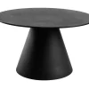 Liora Sidobord 59 cm Rund Svart / Grå Keramik